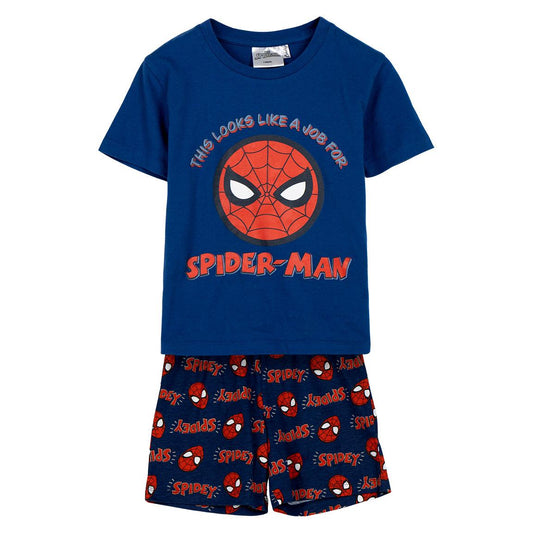 PIJAMA CORTO SINGLE JERSEY SPIDERMAN - Imagen 1