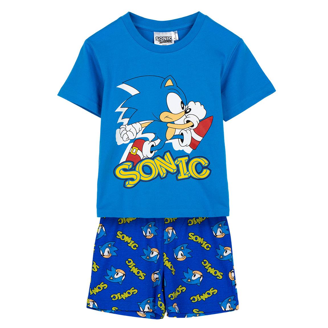 PIJAMA CORTO SINGLE JERSEY SONIC - Imagen 1