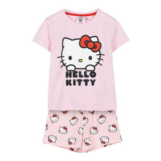 PIJAMA CORTO SINGLE JERSEY HELLO KITTY - Imagen 1