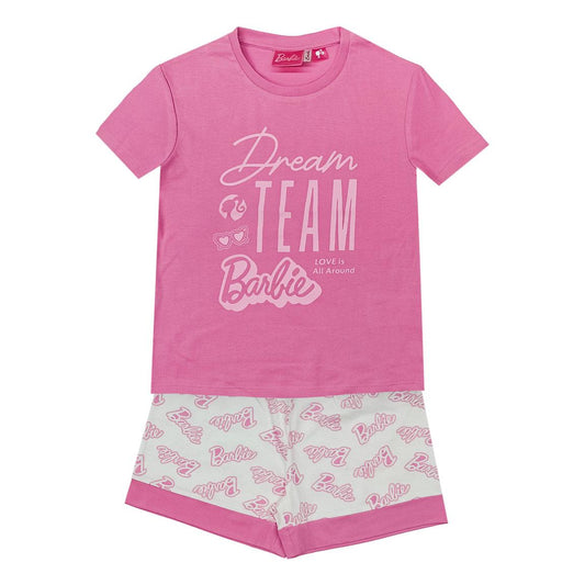 PIJAMA CORTO SINGLE JERSEY BARBIE - Imagen 1