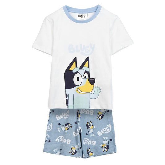 PIJAMA CORTO SINGLE JERSEY BLUEY - Imagen 1