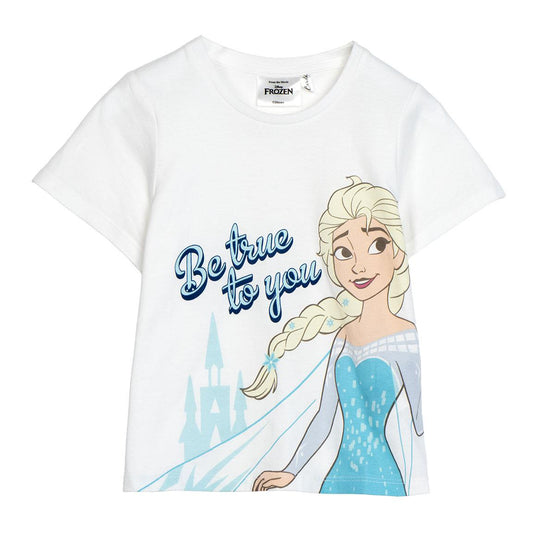 CAMISETA CORTA SINGLE JERSEY FROZEN - Imagen 1