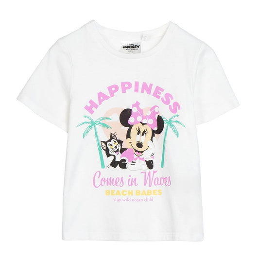 CAMISETA CORTA SINGLE JERSEY MINNIE - Imagen 1