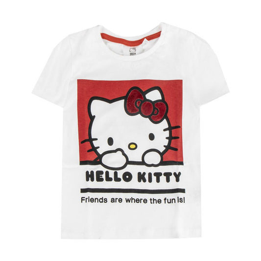 CAMISETA CORTA SINGLE JERSEY HELLO KITTY - Imagen 1