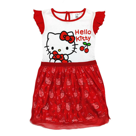 VESTIDO SINGLE JERSEY FANTASIA HELLO KITTY - Imagen 1