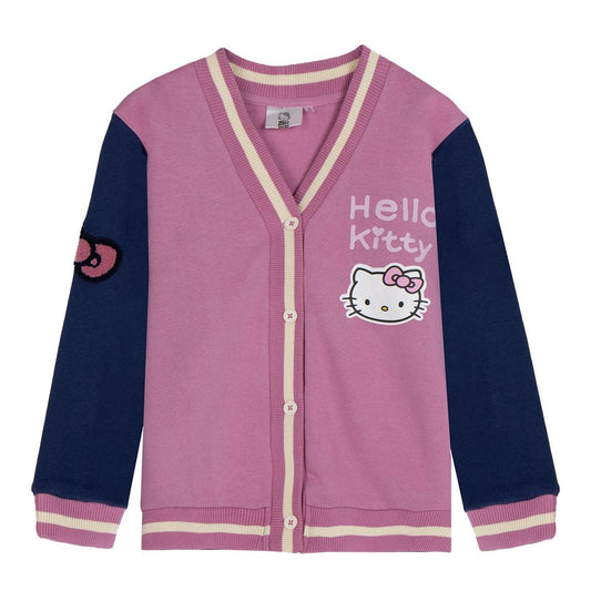 CHAQUETA COTTON BRUSHED BASEBALL HELLO KITTY - Imagen 1