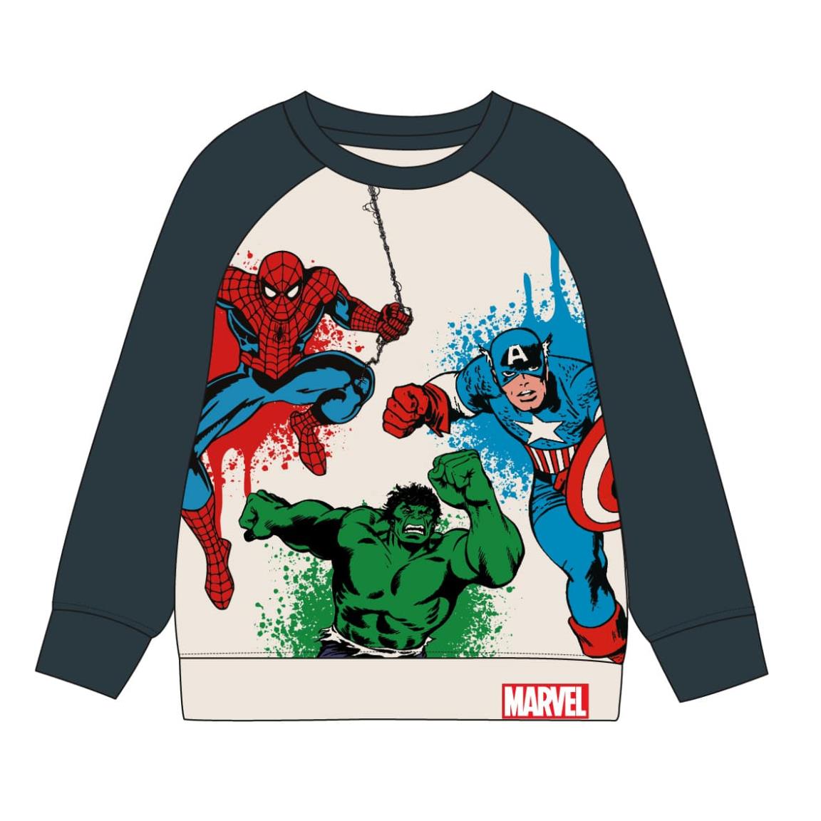 SUDADERA COTTON BRUSHED AVENGERS - Imagen 1