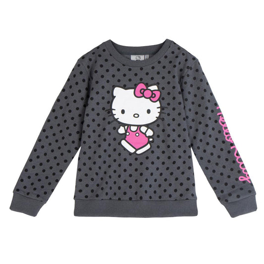 SUDADERA COTTON BRUSHED HELLO KITTY - Imagen 1