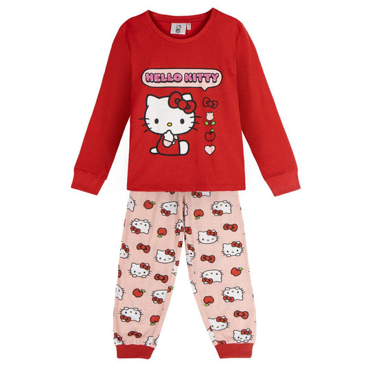 PIJAMA LARGO SINGLE JERSEY HELLO KITTY - Imagen 1
