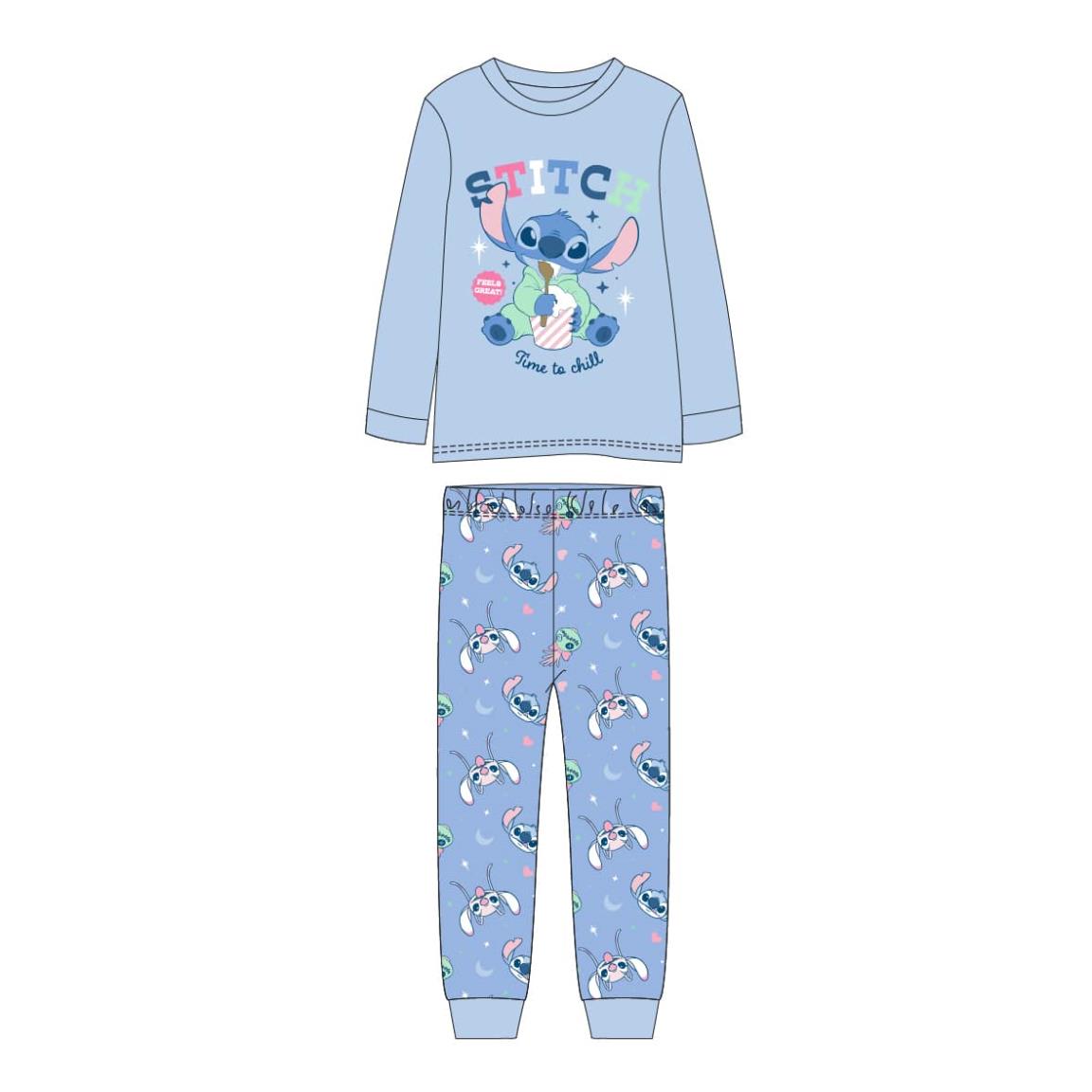 PIJAMA LARGO SINGLE JERSEY STITCH - Imagen 1