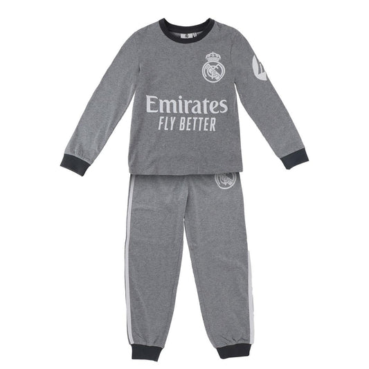 PIJAMA LARGO SINGLE JERSEY REAL MADRID - Imagen 1