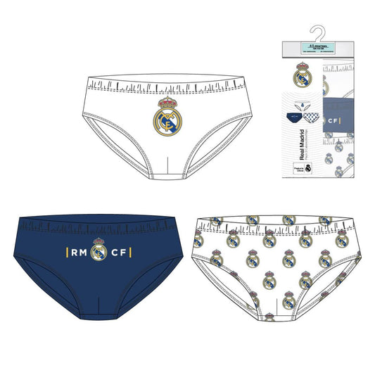 PACK CALZONCILLOS SINGLE JERSEY 3 PIEZAS REAL MADRID - Imagen 1
