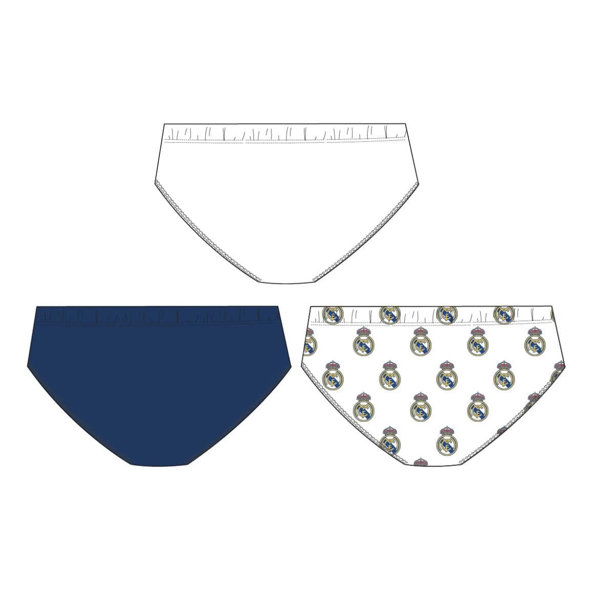 PACK CALZONCILLOS SINGLE JERSEY 3 PIEZAS REAL MADRID - Imagen 2