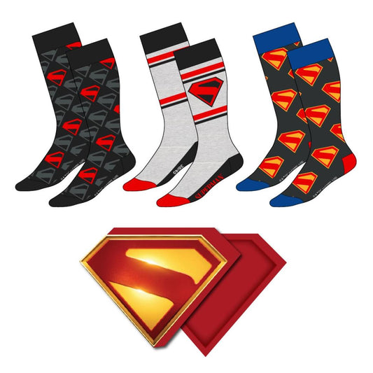 PACK CALCETINES 3 PIEZAS SUPERMAN - Imagen 1