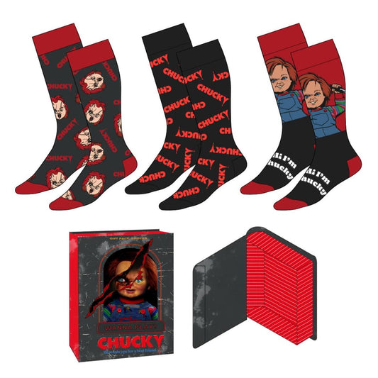 PACK CALCETINES 3 PIEZAS CHUCKY - Imagen 1