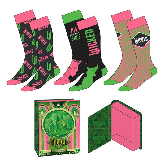 PACK CALCETINES 3 PIEZAS WICKED - Imagen 1