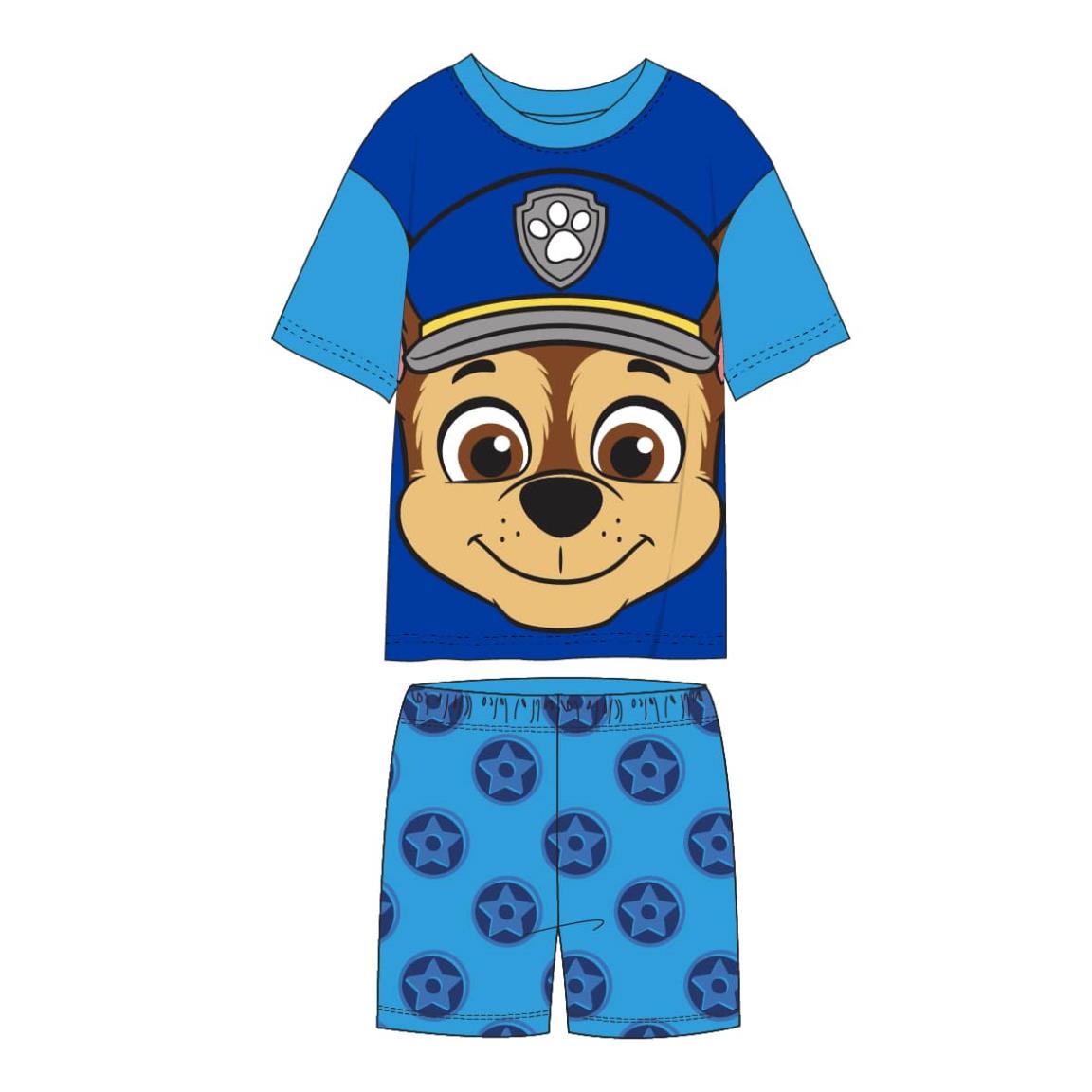 PIJAMA CORTO SINGLE JERSEY PAW PATROL