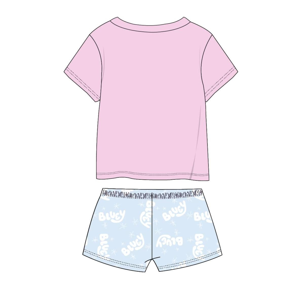 PIJAMA CORTO SINGLE JERSEY BLUEY