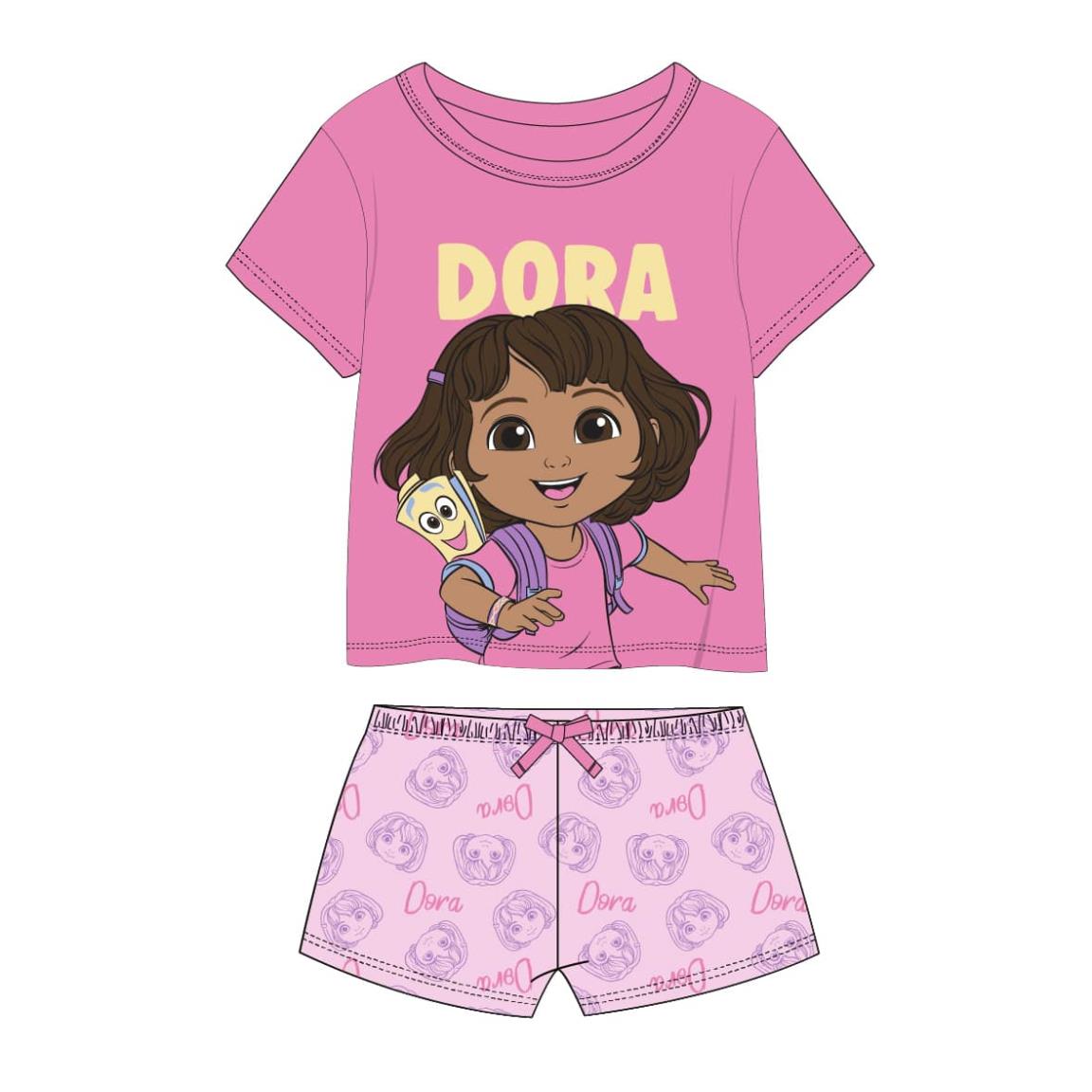 PIJAMA CORTO SINGLE JERSEY DORA LA EXPLORADORA