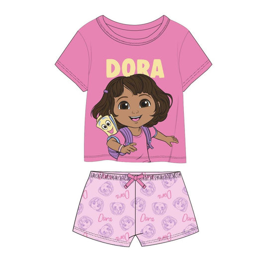 PIJAMA CORTO SINGLE JERSEY DORA LA EXPLORADORA