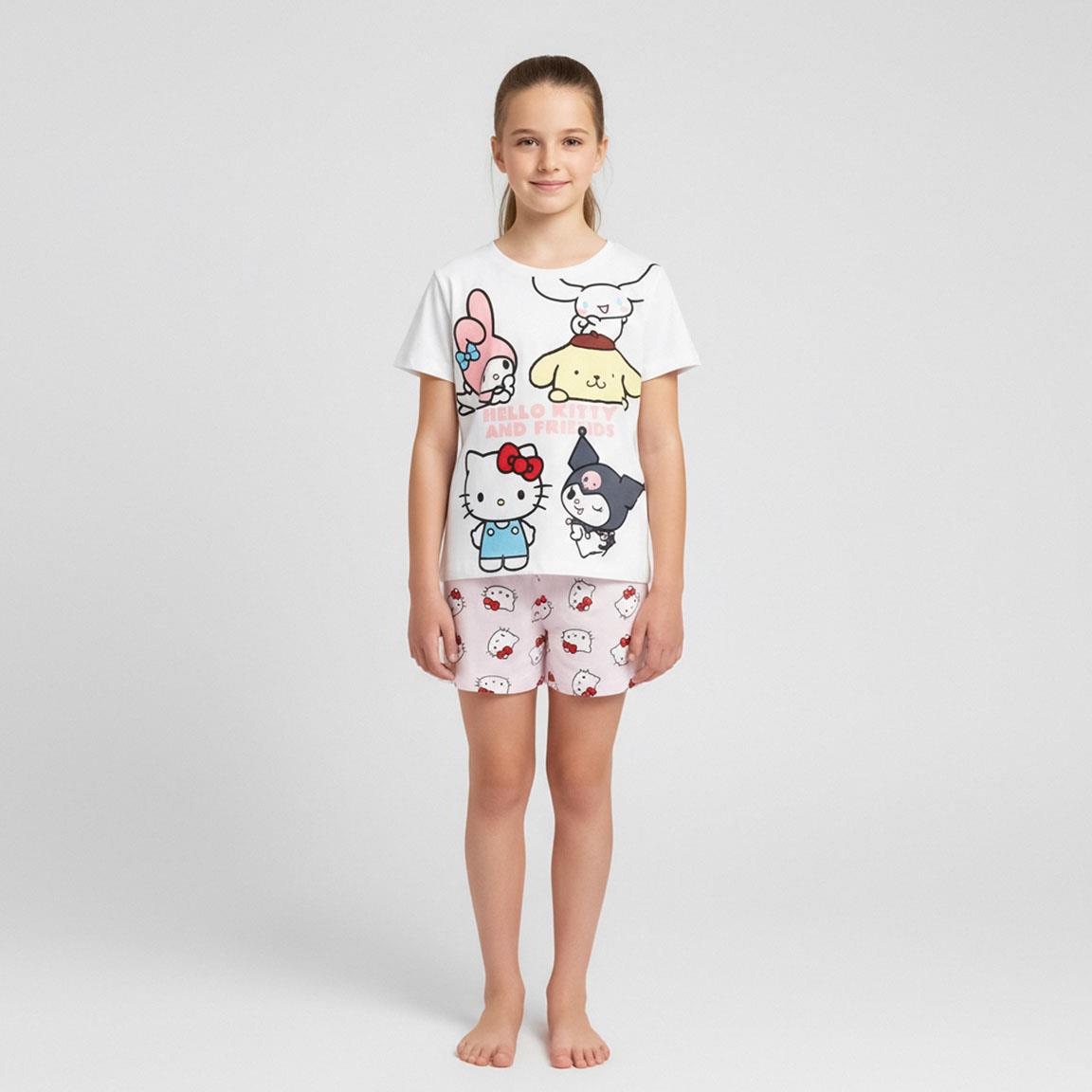 PIJAMA CORTO SINGLE JERSEY HELLO KITTY