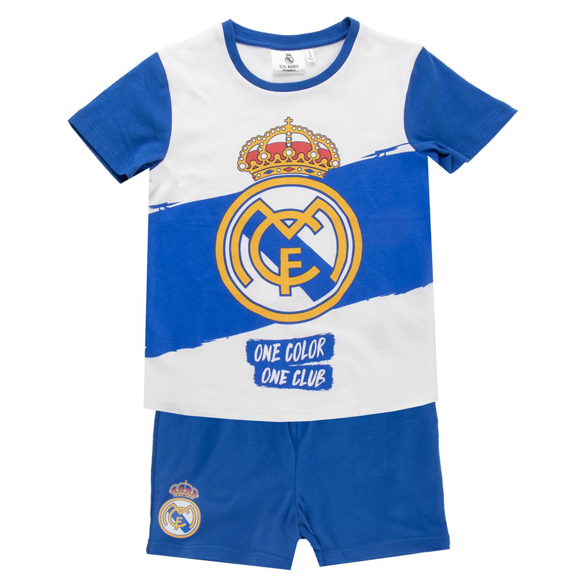 PIJAMA CORTO SINGLE JERSEY REAL MADRID