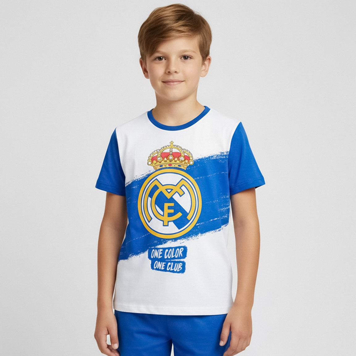 PIJAMA CORTO SINGLE JERSEY REAL MADRID