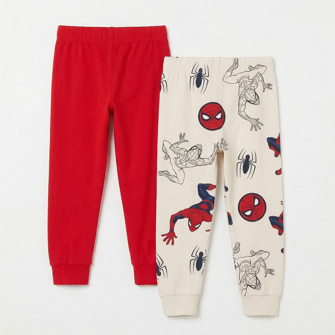PANTALON LARGO FRENCH TERRY 2 PIEZAS SPIDERMAN