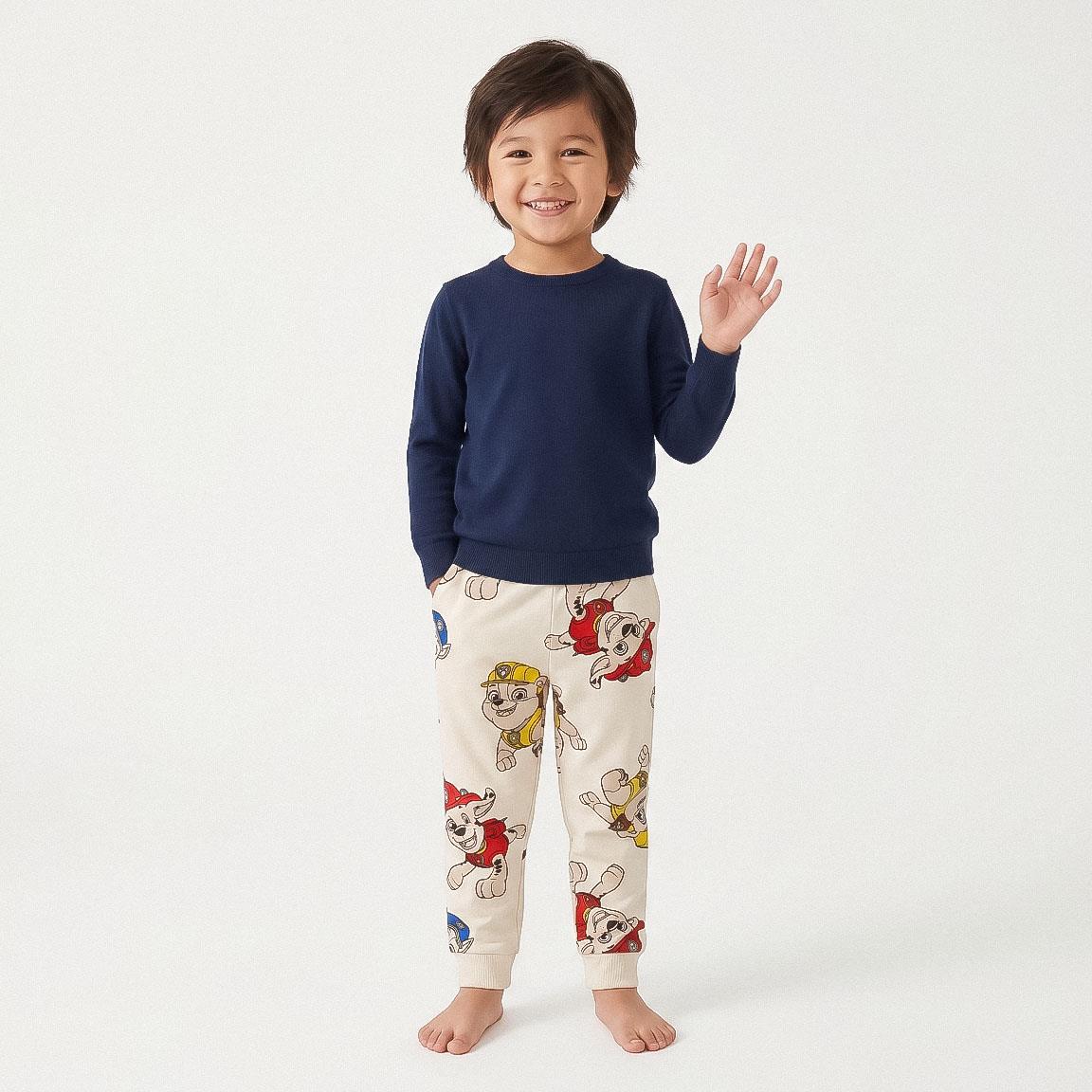 PANTALON LARGO FRENCH TERRY 2 PIEZAS PAW PATROL
