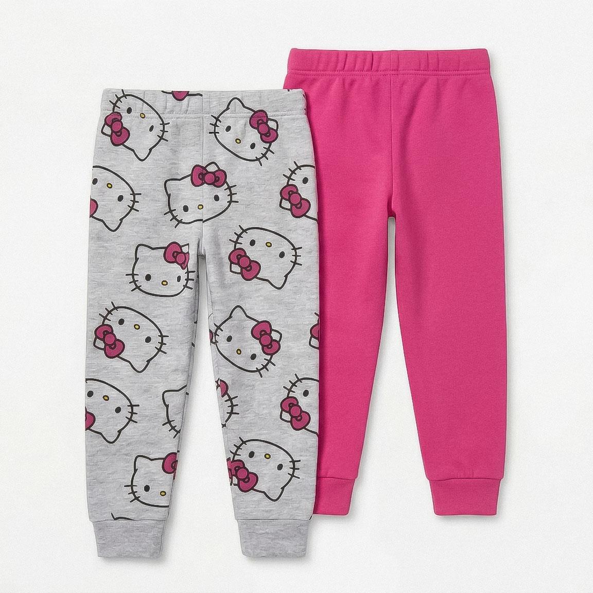 PANTALON LARGO FRENCH TERRY 2 PIEZAS HELLO KITTY
