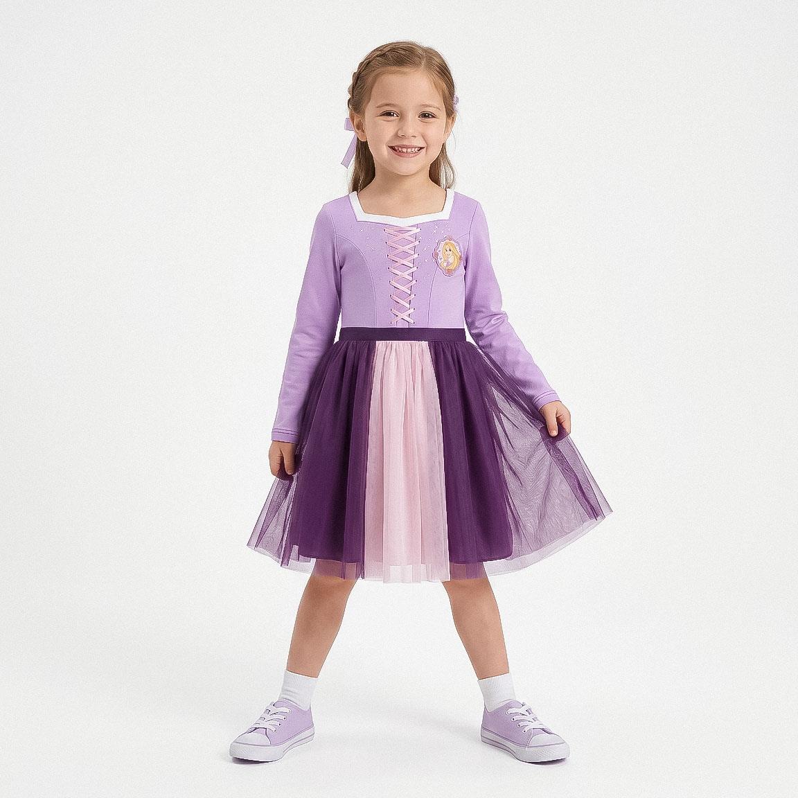 VESTIDO SINGLE JERSEY FANTASIA PRINCESS