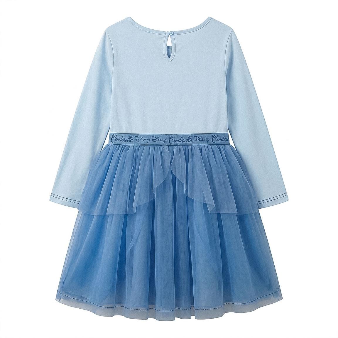 VESTIDO SINGLE JERSEY FANTASIA PRINCESS CENICIENTA