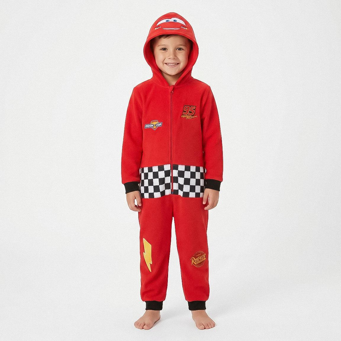 PIJAMA DORMILON CORAL FLEECE APLICACIONES CARS
