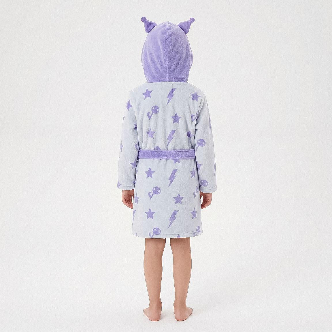 BATIN CORAL FLEECE APLICACIONES HELLO KITTY KUROMI