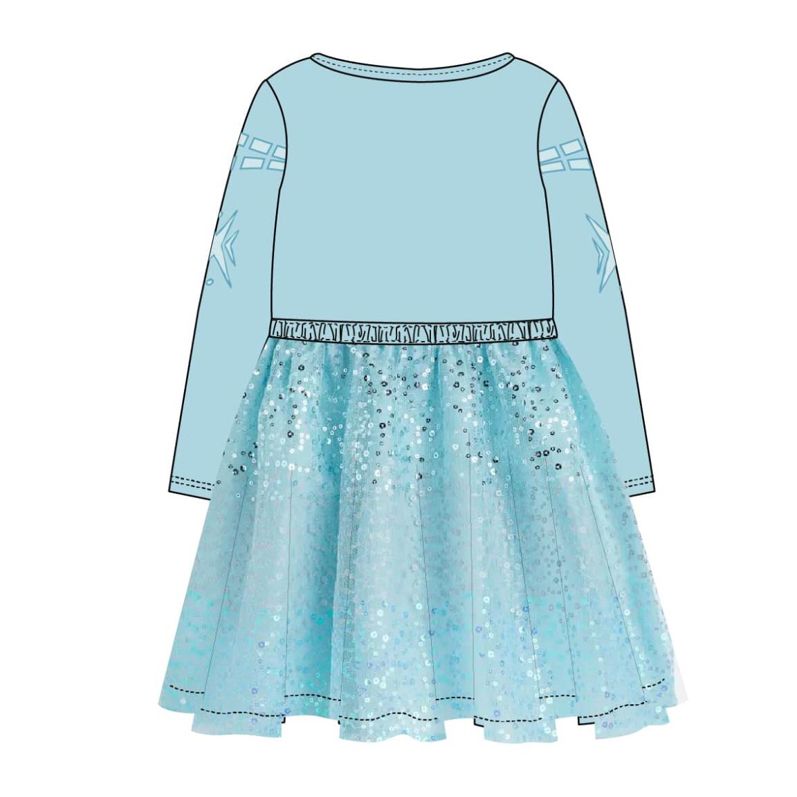 VESTIDO SINGLE JERSEY FANTASIA FROZEN