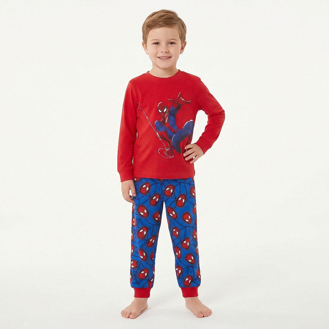 PIJAMA LARGO INTERLOCK SPIDERMAN
