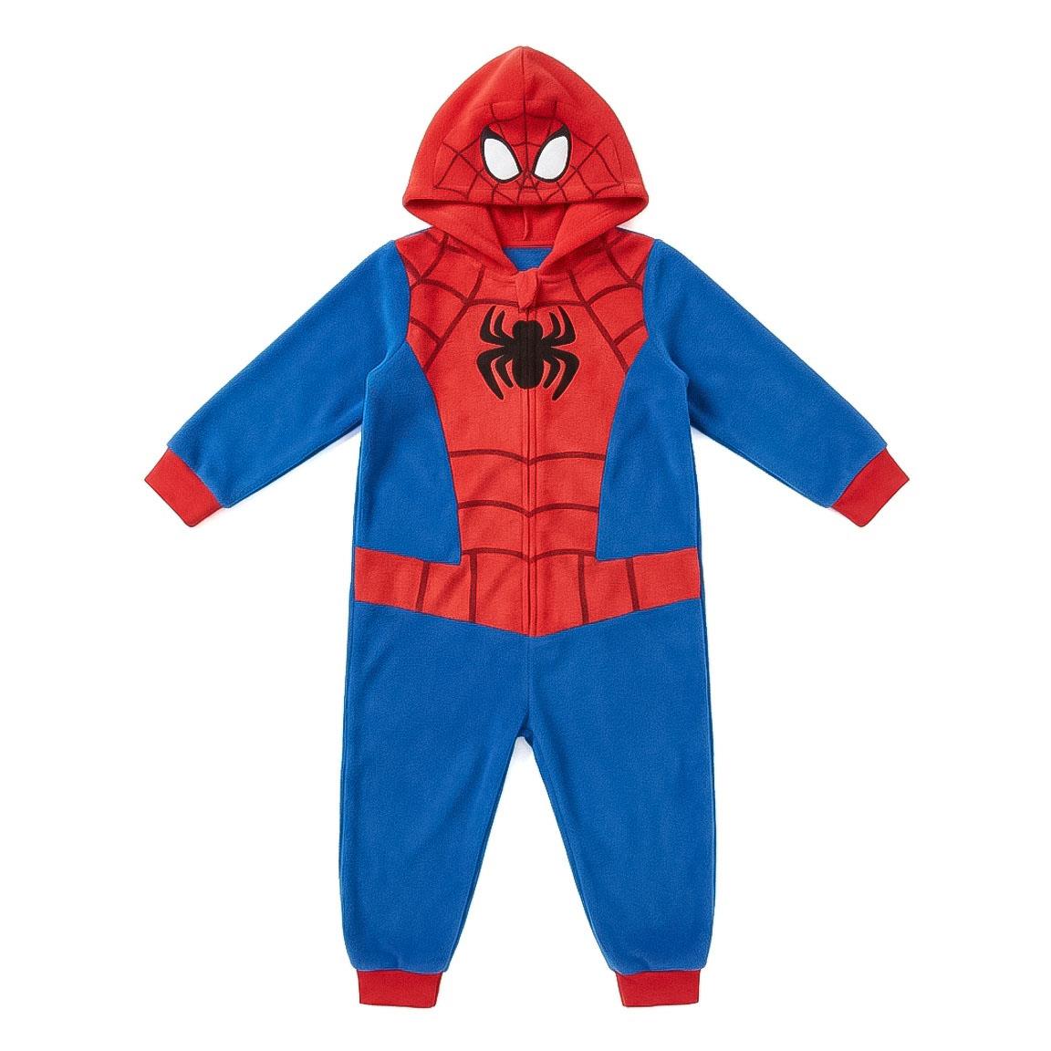 PIJAMA DORMILON CORAL FLEECE APLICACIONES SPIDEY
