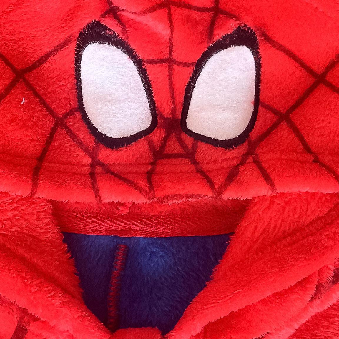 PIJAMA DORMILON CORAL FLEECE APLICACIONES SPIDEY