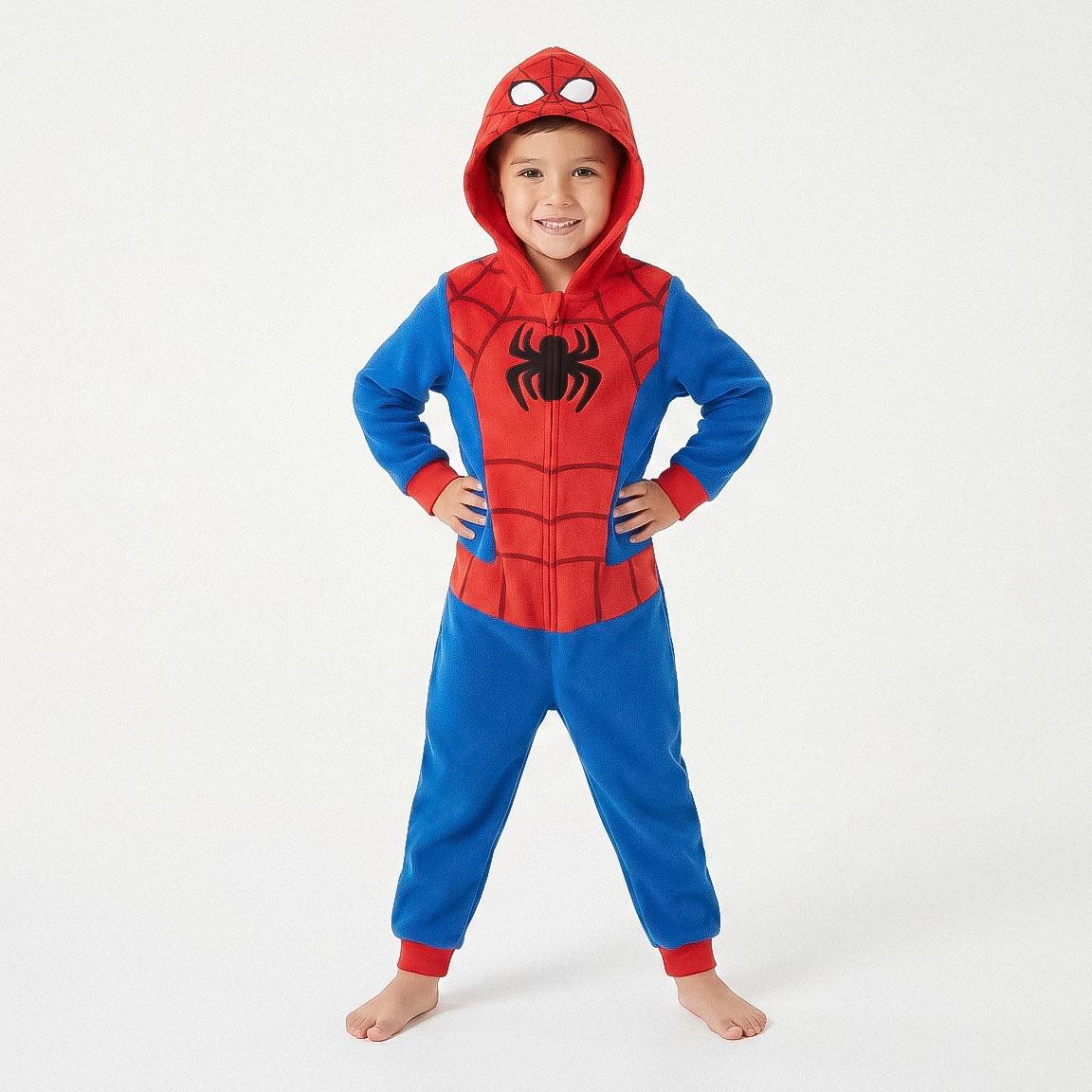 PIJAMA DORMILON CORAL FLEECE APLICACIONES SPIDEY