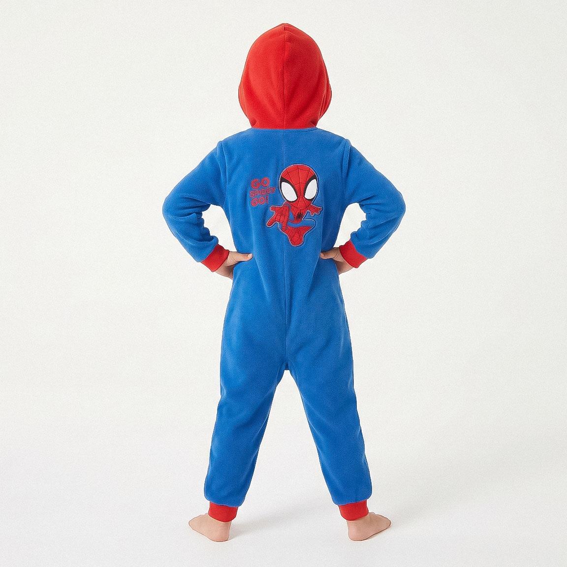 PIJAMA DORMILON CORAL FLEECE APLICACIONES SPIDEY