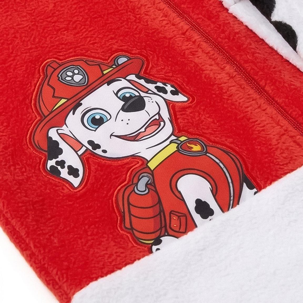 PIJAMA DORMILON CORAL FLEECE APLICACIONES PAW PATROL