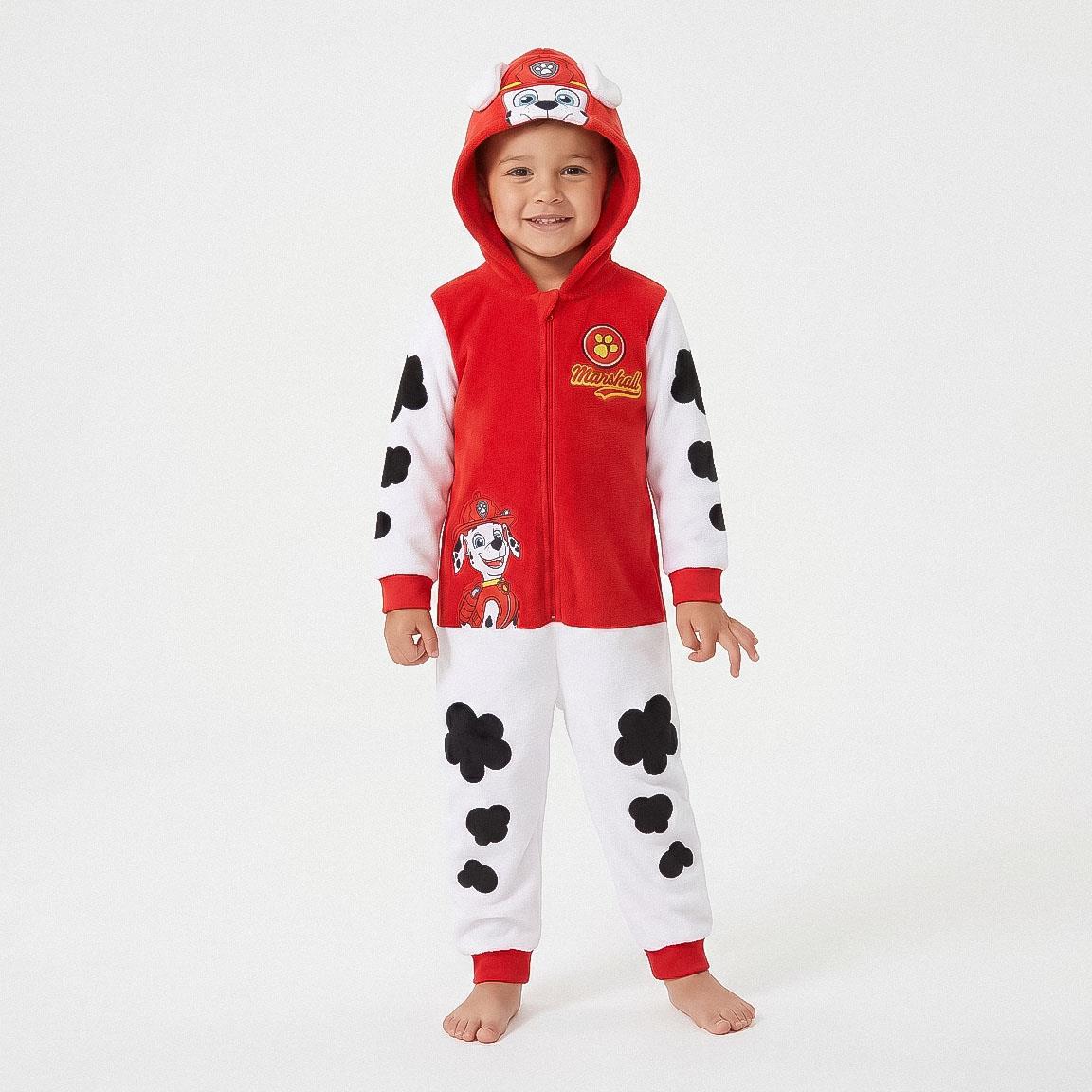 PIJAMA DORMILON CORAL FLEECE APLICACIONES PAW PATROL