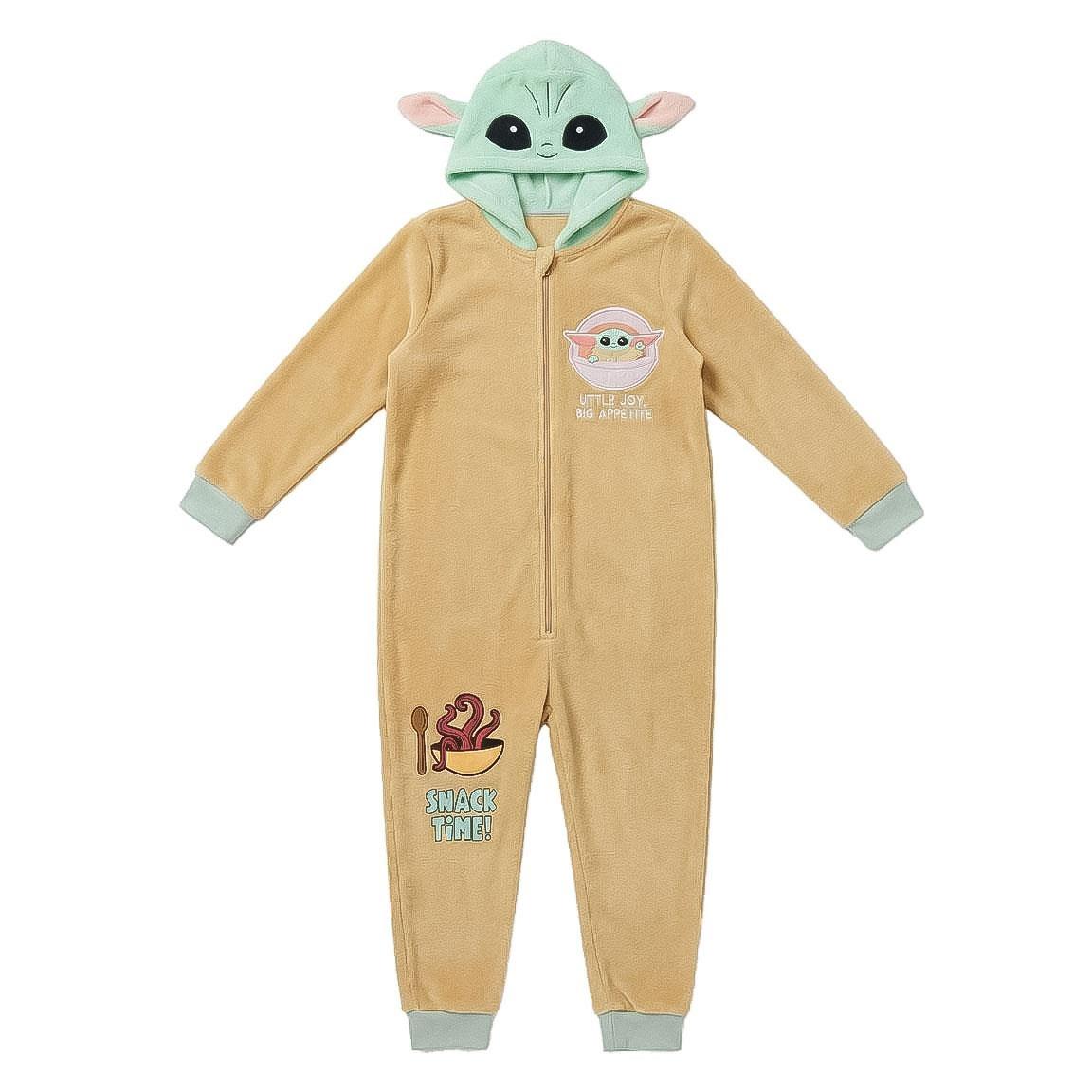 PIJAMA DORMILON CORAL FLEECE APLICACIONES THE MANDALORIAN