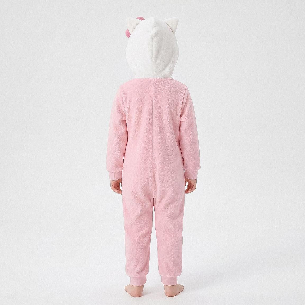 PIJAMA DORMILON CORAL FLEECE APLICACIONES HELLO KITTY