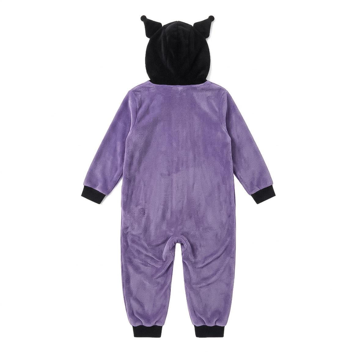 PIJAMA DORMILON CORAL FLEECE APLICACIONES HELLO KITTY KUROMI