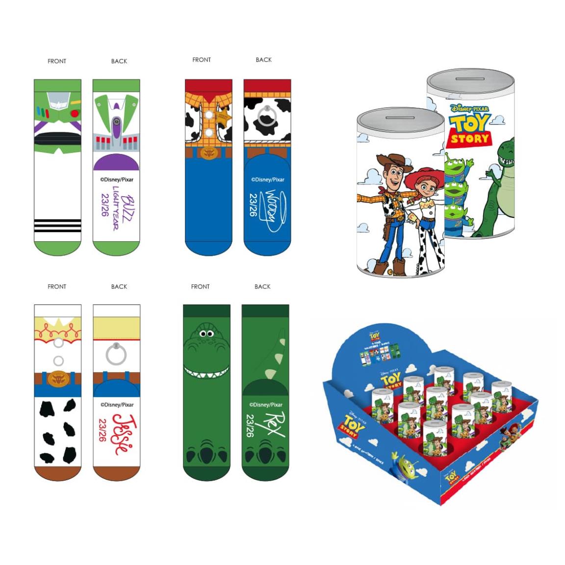 PACK CALCETINES 4 PIEZAS TOY STORY