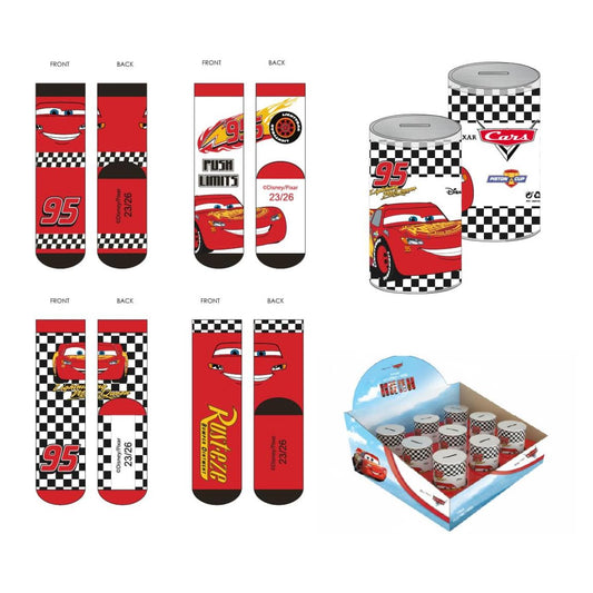 PACK CALCETINES 4 PIEZAS CARS