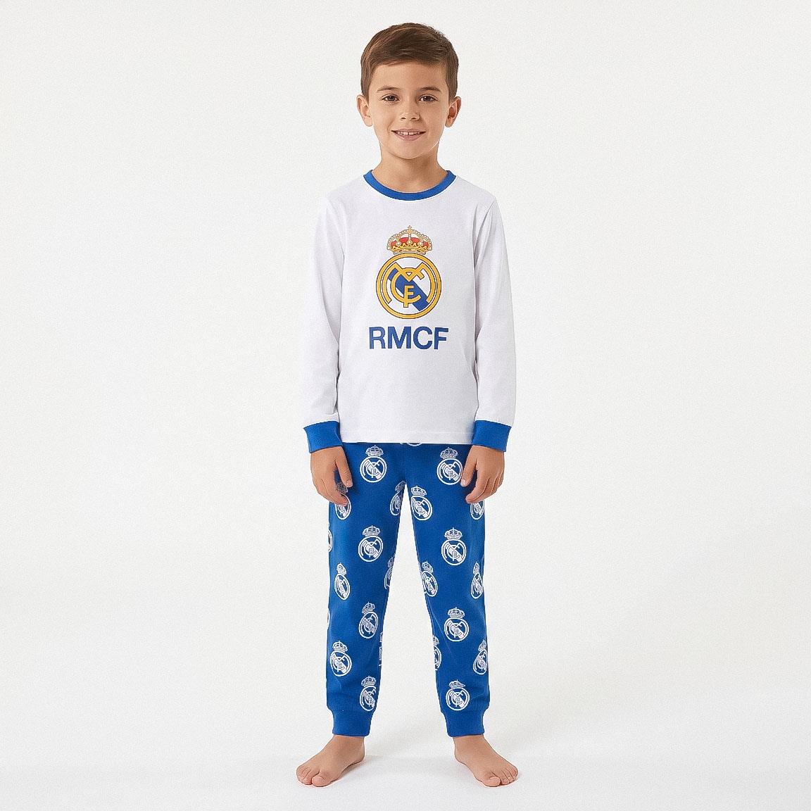 PIJAMA LARGO COZY JERSEY REAL MADRID