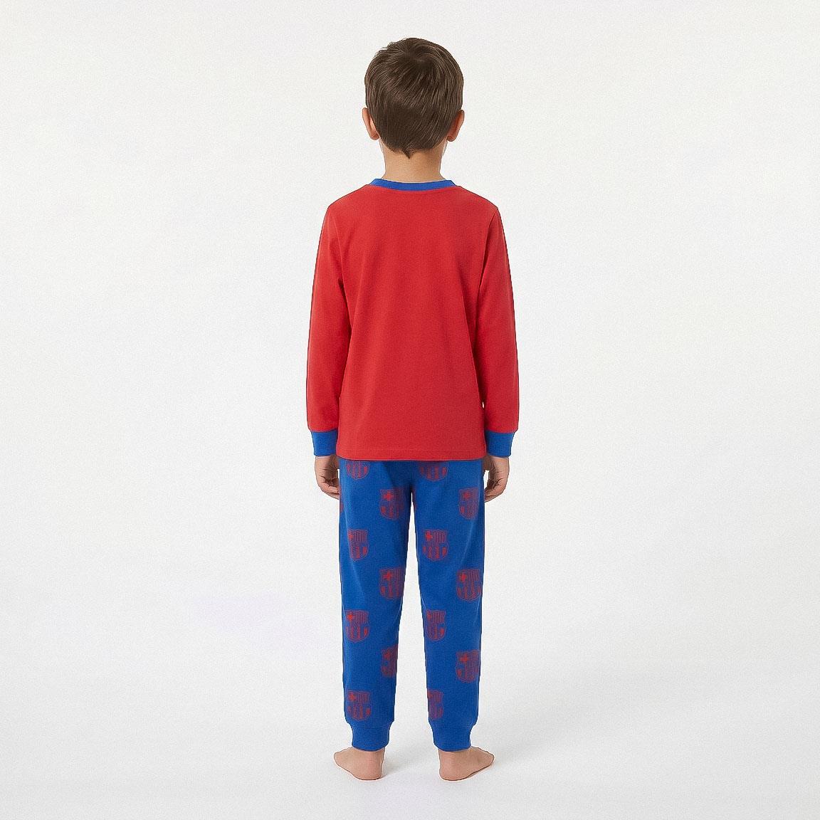 PIJAMA LARGO COZY JERSEY FC BARCELONA