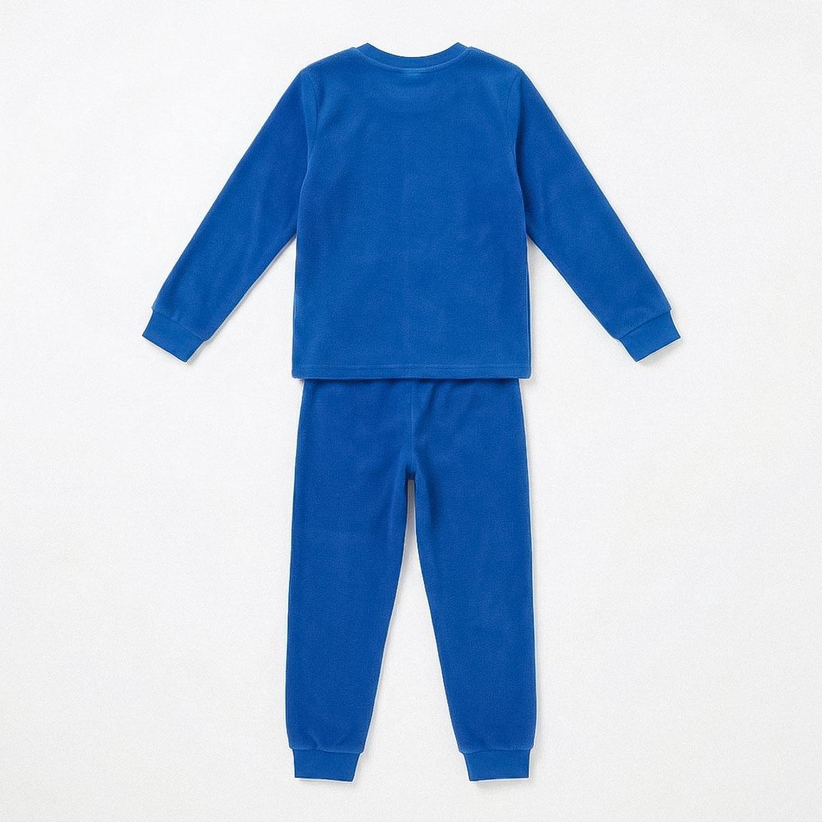 PIJAMA LARGO CORAL FLEECE APLICACIONES FC BARCELONA